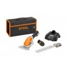 STIHL акумулаторна ножица hsa 26 с батерия и зарядно + Подарък 