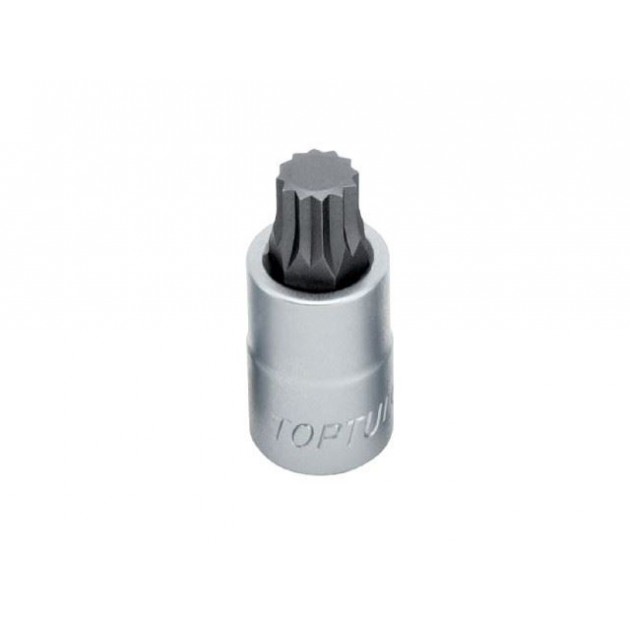 TOPTUL Накрайник SPLINE на вложка BCHA1614, 1/2"хM14