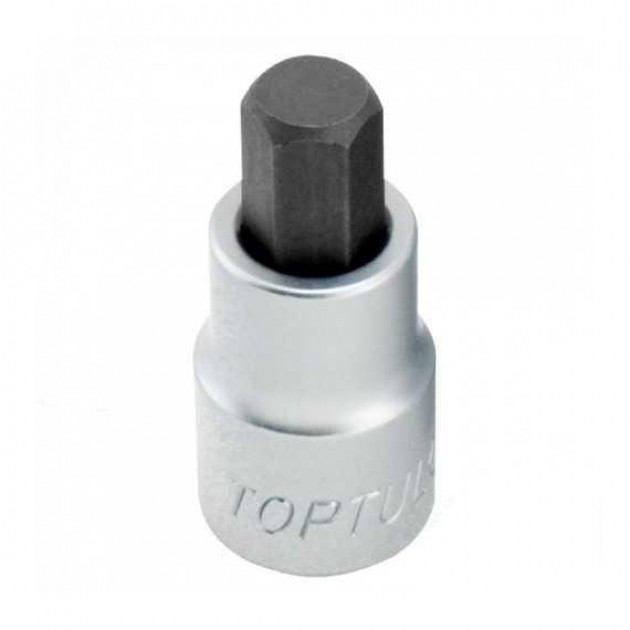 TOPTUL Накрайник шестограм на вложка BCDA1604, 1/2"х4 mm