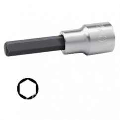 TOPTUL Накрайник шестограм на вложка BCWA1604, 1/2"х4 mm