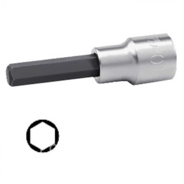 TOPTUL Накрайник шестограм на вложка BCWA1614, 1/2"х14 mm