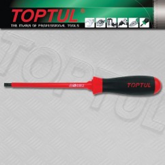 TOPTUL Изолирана права отвертка 1000V FAEB6E15, 1.2x6.5x150 mm
