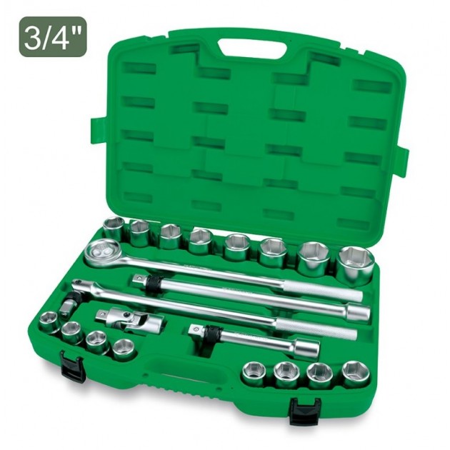TOPTUL Гедоре 3/4" GCAI2102 , 21 части 
