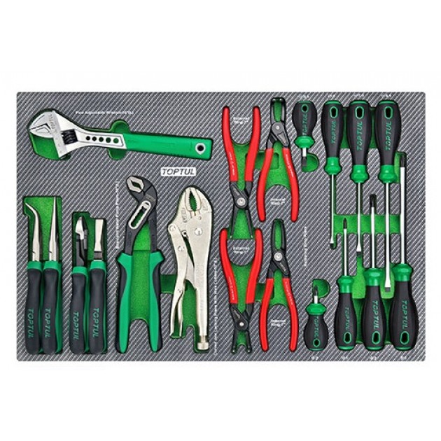 TOPTUL GE-21405 количка с инструменти  214 части 7 секции