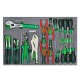 TOPTUL GE-21405 количка с инструменти  214 части 7 секции