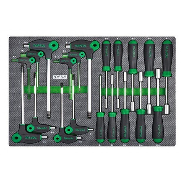 TOPTUL GE-21405 количка с инструменти  214 части 7 секции