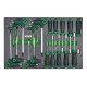 TOPTUL GE-21405 количка с инструменти  214 части 7 секции