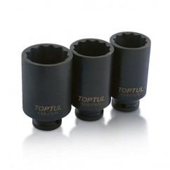 TOPTUL Усилена удължена дванадесетостенна вложка KABJ1630, 1/2"х30 mm
