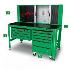 TOPTUL Работна маса TAAA1607, 1560х710х827 mm