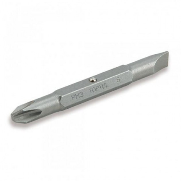 TOPTUL Накрайник комбиниран 1/4" FKAB0206, PH2xSL6, 75 mm