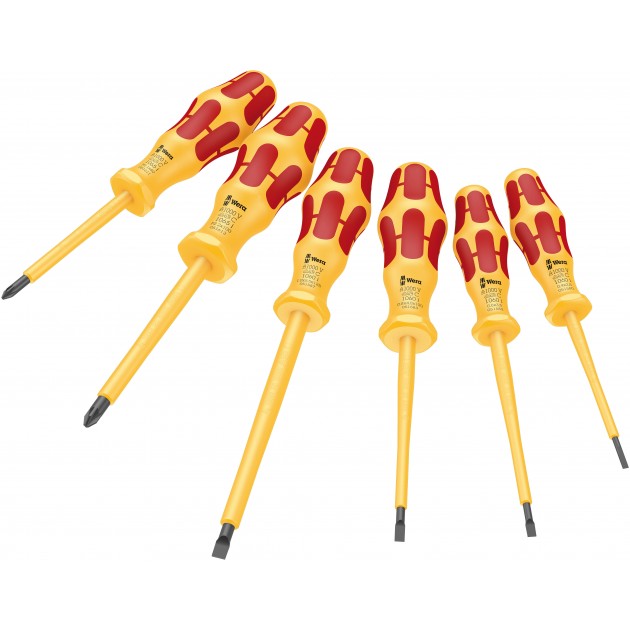 WERA Комплект изолирани отвертки 1060I/65I/6, 1000V VDE, 6 части