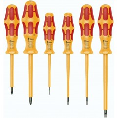 Wera Комплект изолорани отвертки 051576-6, 1000V VDE, 6 части
